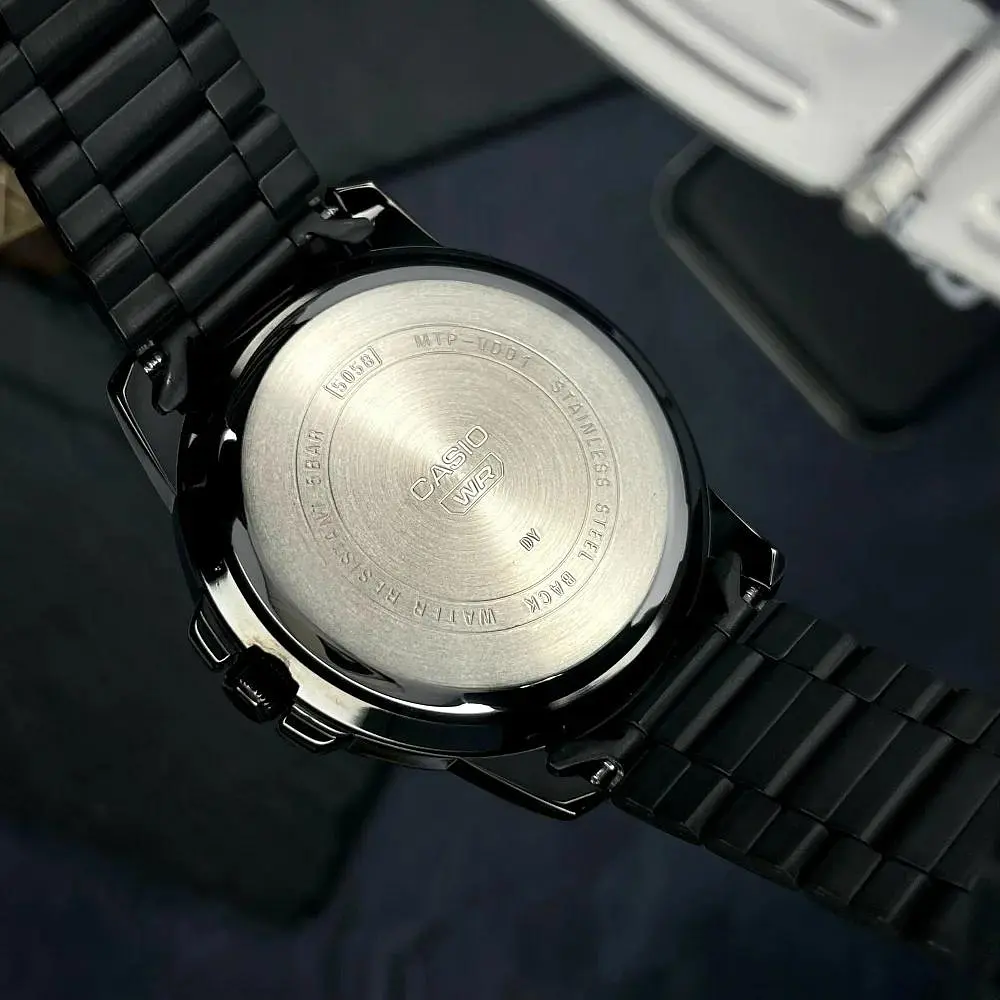 Чоловічий годинник Casio MTP-VD01B-1B Чорний ( AT1141-0116 ) - фото 7
