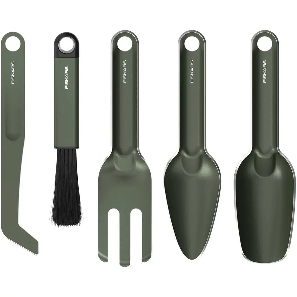 Набір інструментів Fiskars Plant Care для догляду за ґрунтом 5 предметів (1080778)