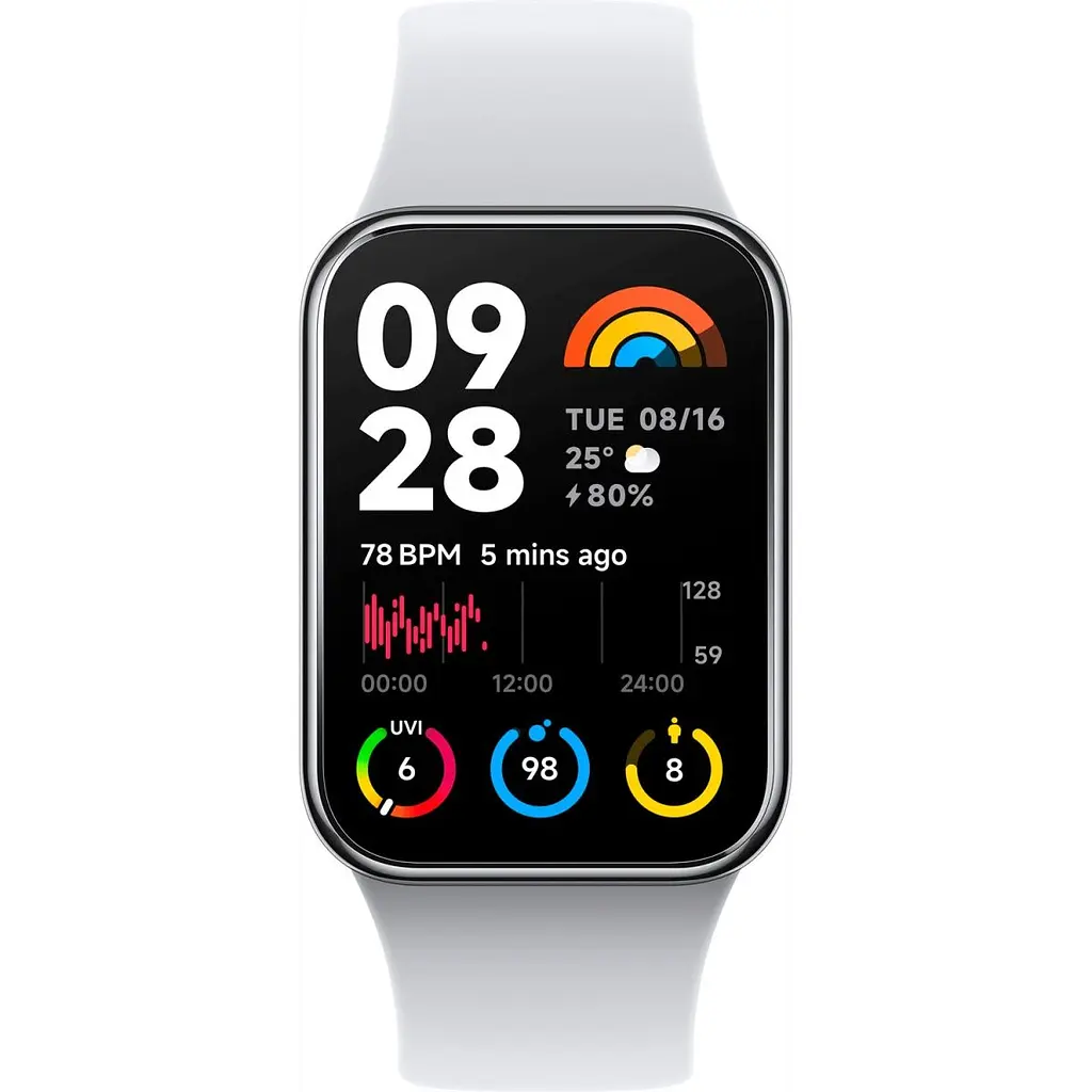 Фітнес-браслет Xiaomi Smart Band 8 Pro Light Gray (BHR8007GL) [102292] - фото 3