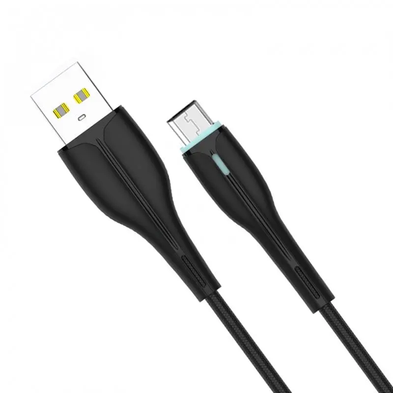 Кабель SkyDolphin S48V USB - micro USB (M/M), 1 м, Black (USB-000426) - фото 2