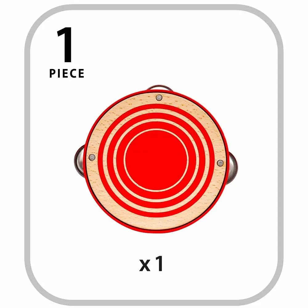 Музичний інструмент Brio Тамбурин (30263) - фото 4