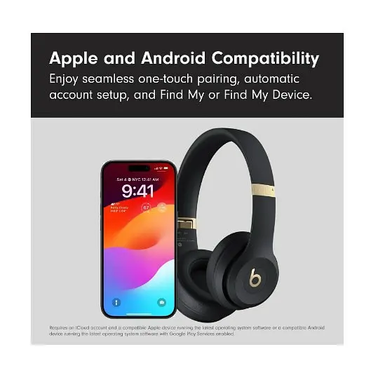 Навушники Beats by Dr. Dre Solo 4 Black/Gold (MC2L4) - фото 6