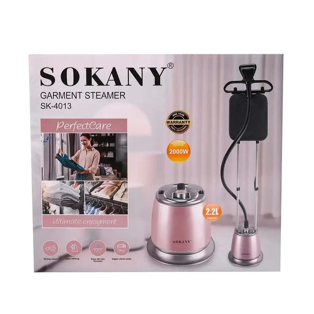 Парова праска Sokany SK-4013 сірий - фото 10