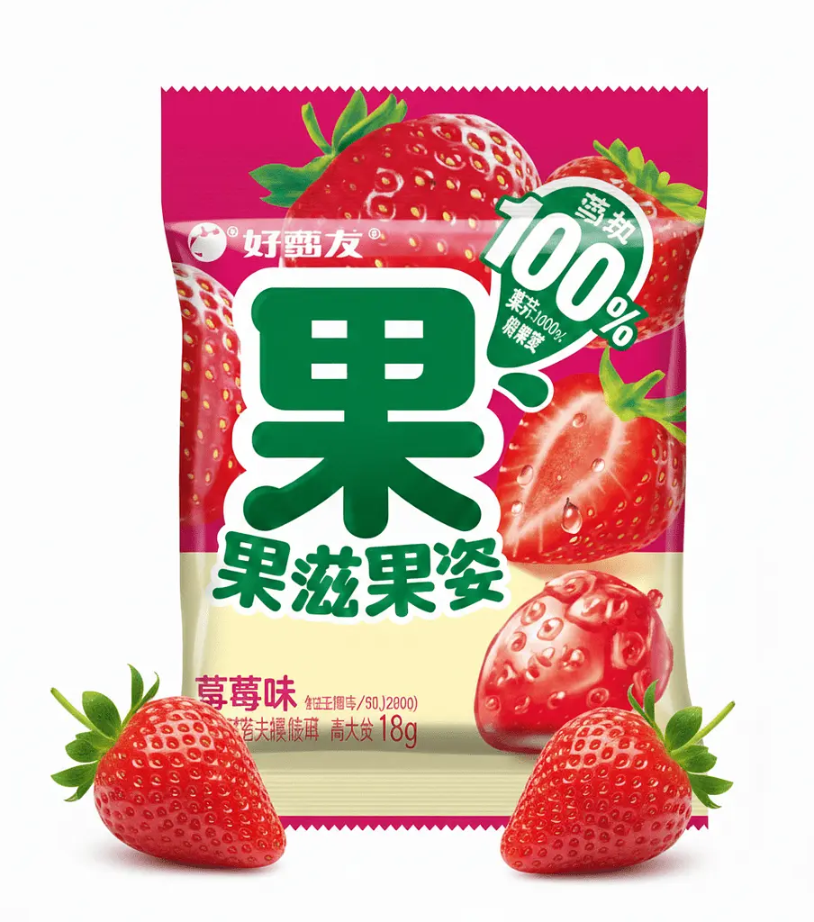 Жувальні цукерки Orion Strawberry Flavoured Gummy Candy 18г - фото 2