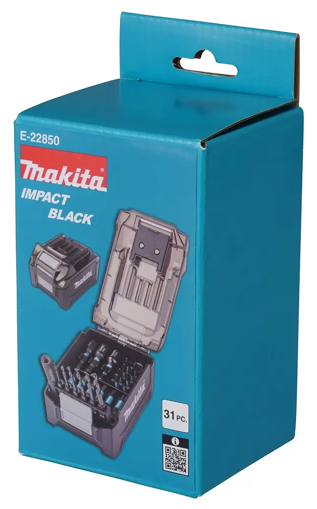 Набір біт торсіонних 31 шт у вигляді акумулятора XGT Makita Impact Black E-22850 - фото 7