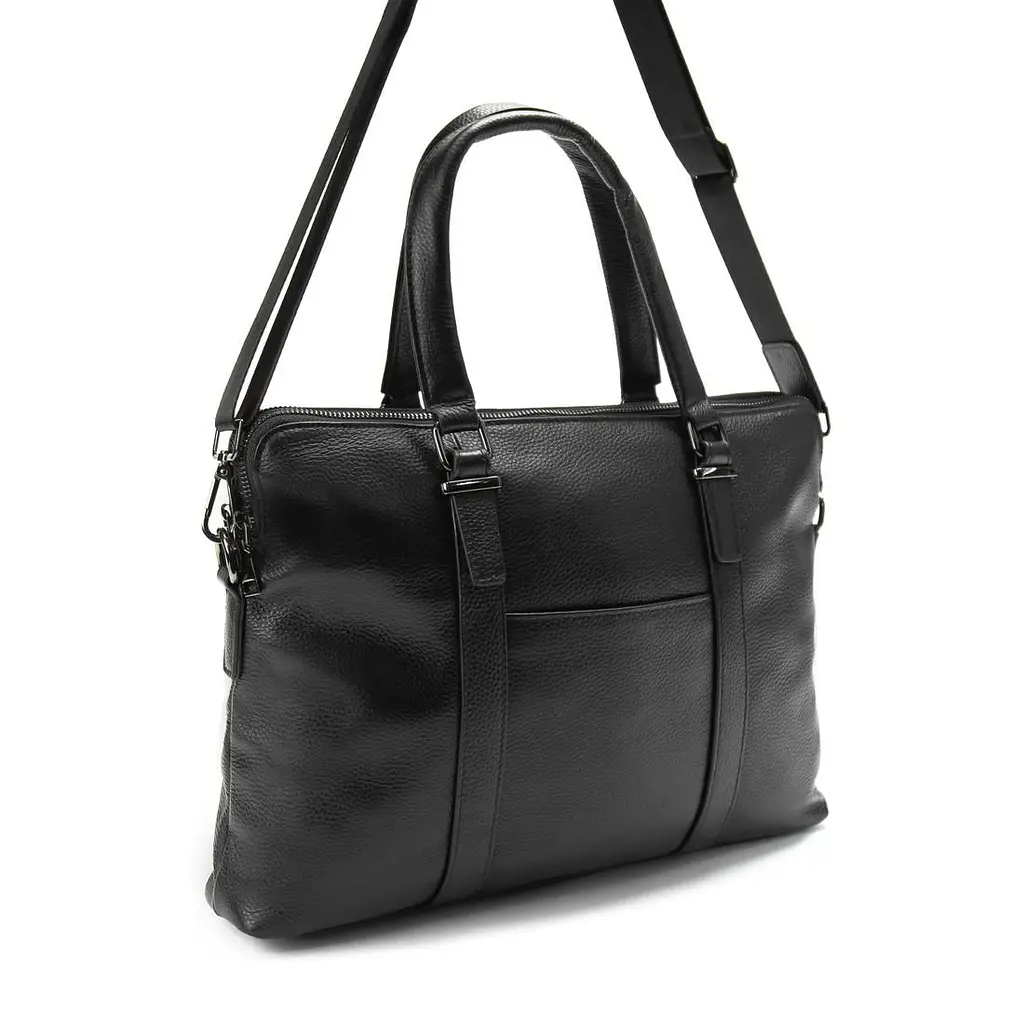 Ділова чоловіча шкіряна сумка Tiding Bag M56-9119A - фото 2