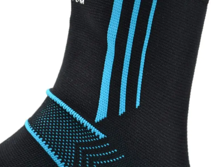 Бандажі на гомілкостоп Power System PS-6022 Ankle Support Evo Black/Blue M (пара) (PS_6022_M_Black/Blue) - фото 8