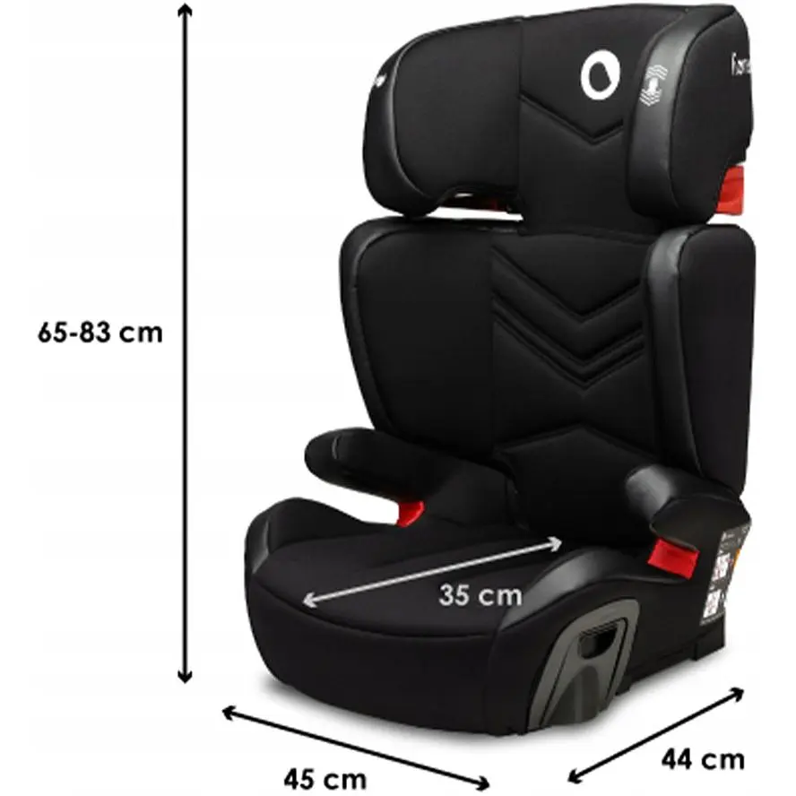 Автокресло Lionelo Hugo Isofix 15-36 кг Leather Black - фото 3