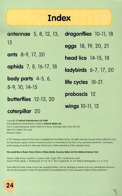 I Love Reading. 550 Words. Minibeasts - Monica Hughes - фото 6