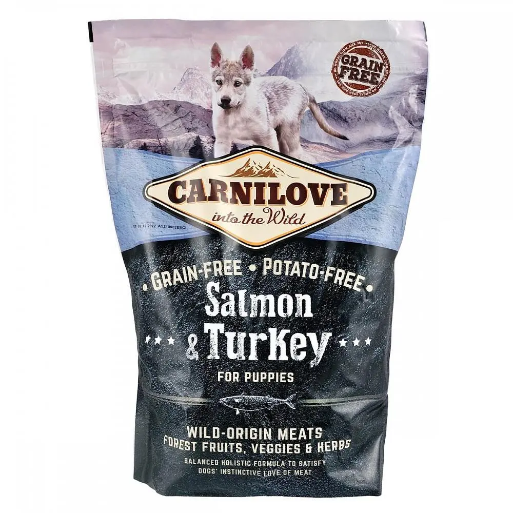 Сухой корм Carnilove Puppy Salmon & Turkey 1.5 кг для щенков всех пород - фото 3
