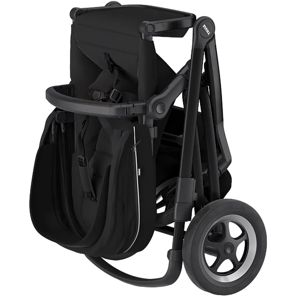 Детская коляска Thule Sleek Midnight Black on Black [11000026] [107637] - фото 4