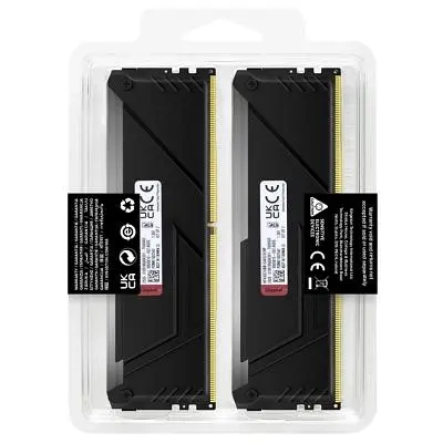 Модуль памяти для компьютера DDR4 32GB (2x16GB) 3200 MHz Beast RGB Black Kingston Fury (ex.HyperX) (KF432C16BB12AK2/32WP) - фото 6
