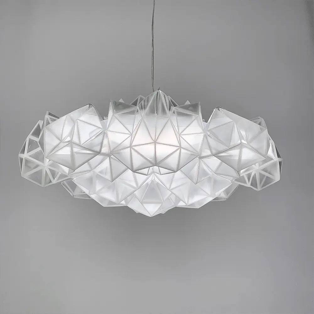 Дизайнерская люстра DRUSA Line.F Цвет корпуса Белый - фото 4