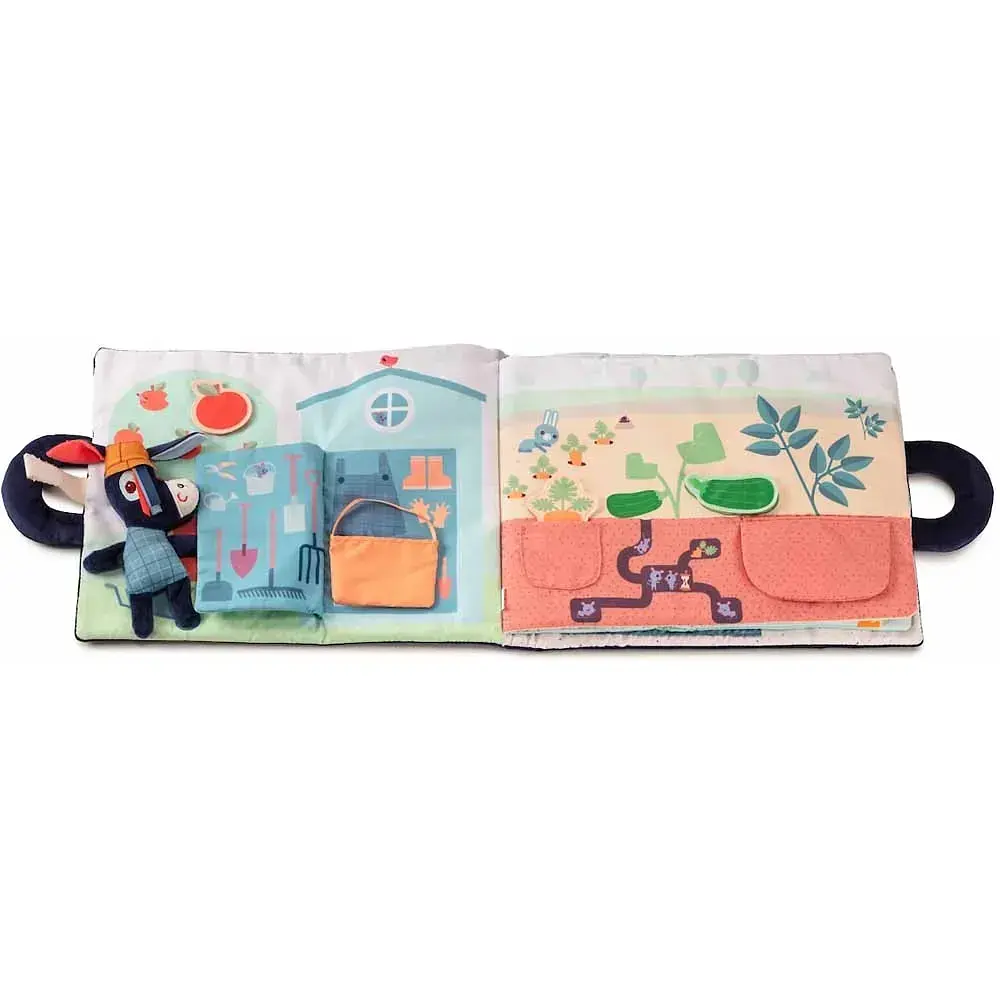 Розвиваюча м'яка книга Lilliputiens Віслюк Ігнасій на фермі (83415) - фото 5