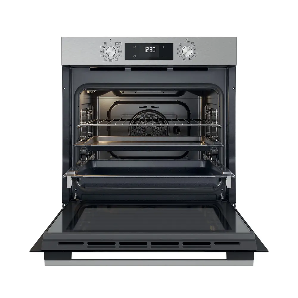 Духова шафа Whirlpool електрична 71 л, A+, дисплей, конвекція, телескопічні напрямні, нержавіюча сталь - фото 4