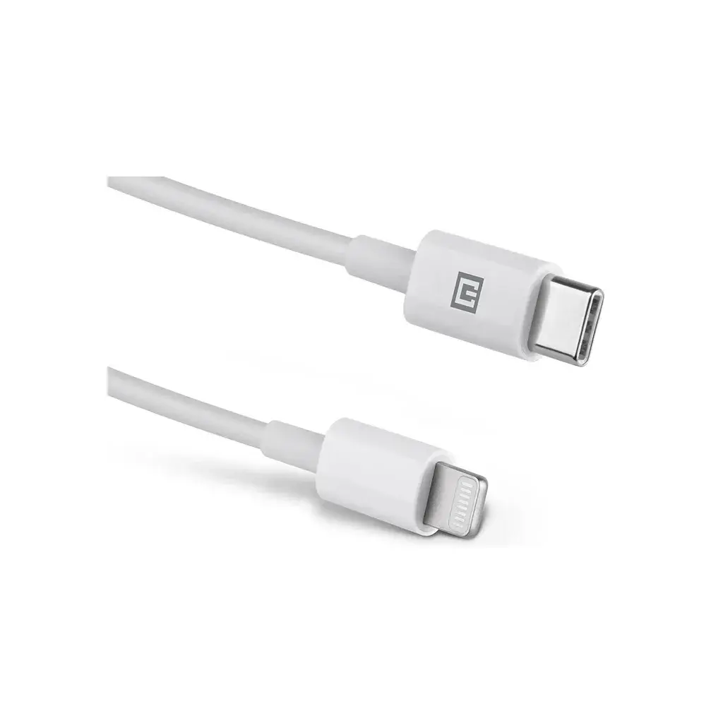 Дата кабель USB-C to Lightning 2.0m MFI TPE White REAL-EL (EL123500058) - фото 4