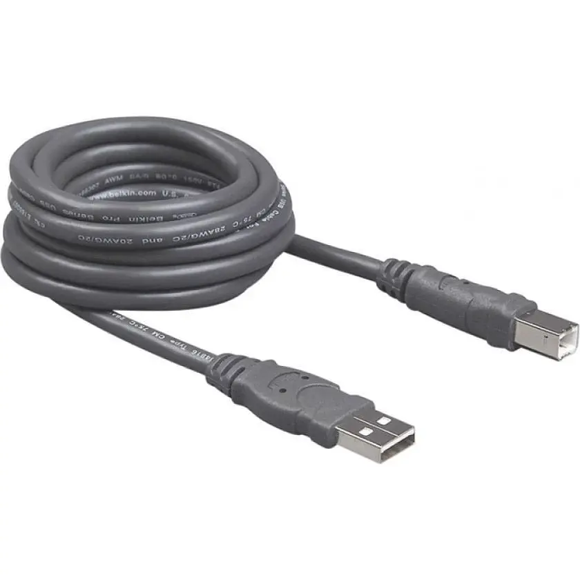 Кабель Belkin USB 2.0 AM/BM 1.8m (F3U154BT1.8M) [159803] - фото 3