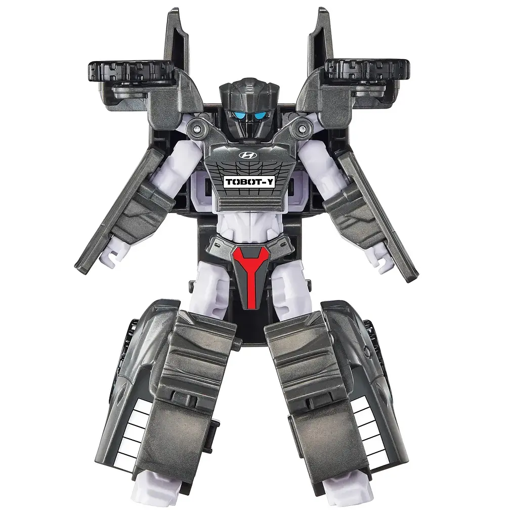 Іграшка-трансформер міні S5 Tobot X білий + Tobot Y сірий (301166) - фото 4