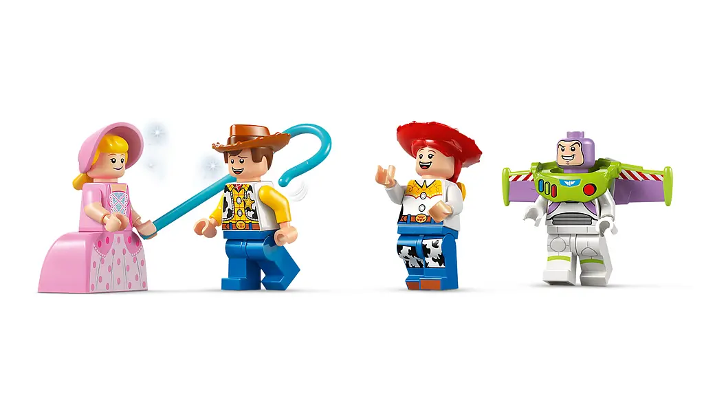 Конструктор LEGO Disney Pixar Святкування з Історії Іграшок: потяг і авто для перегонів 206 деталей (43264) - фото 9