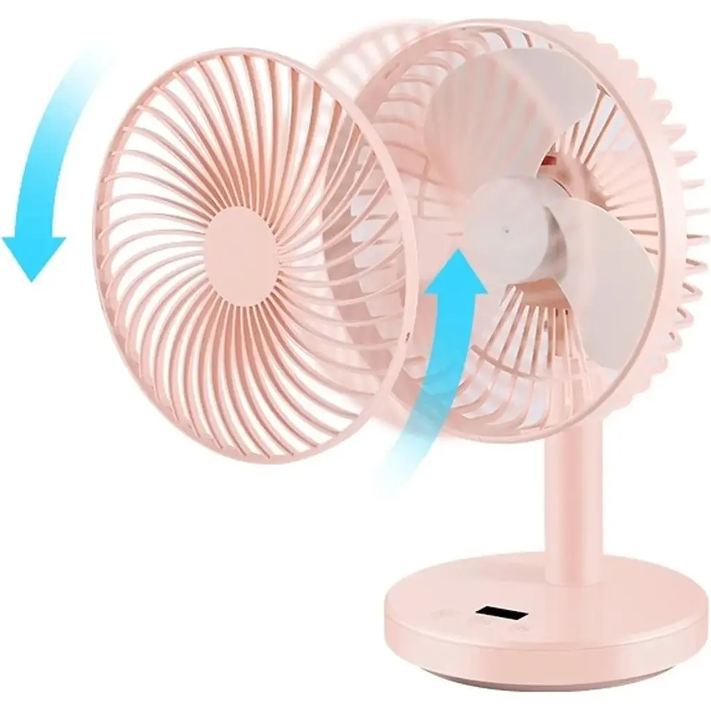 Портативний вентилятор Jile Desktop small fan 01 Pink (1146684) [167298] - фото 2