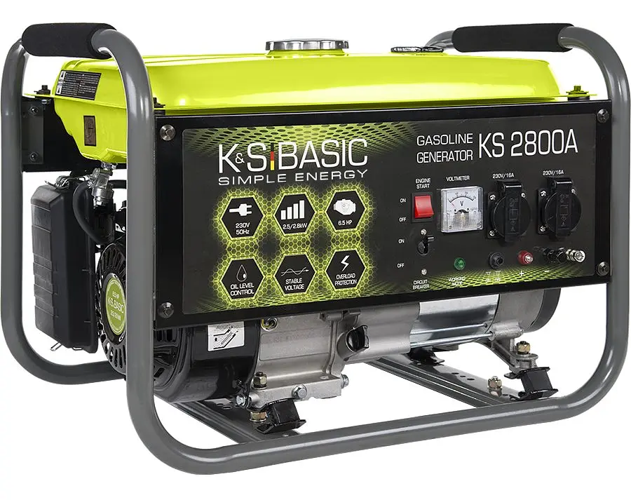 Генератор бензиновий Konner&Sohnen Basic 2.5/2.8 кВт KSB 2800A - фото 2