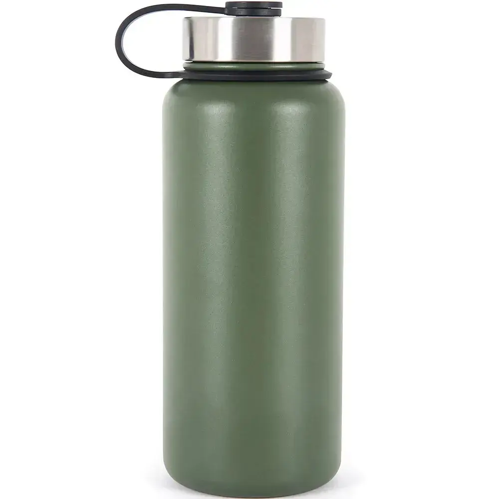 Термофляга Lifeventure Stainless Steel Flask 1 L Хакі - фото 2