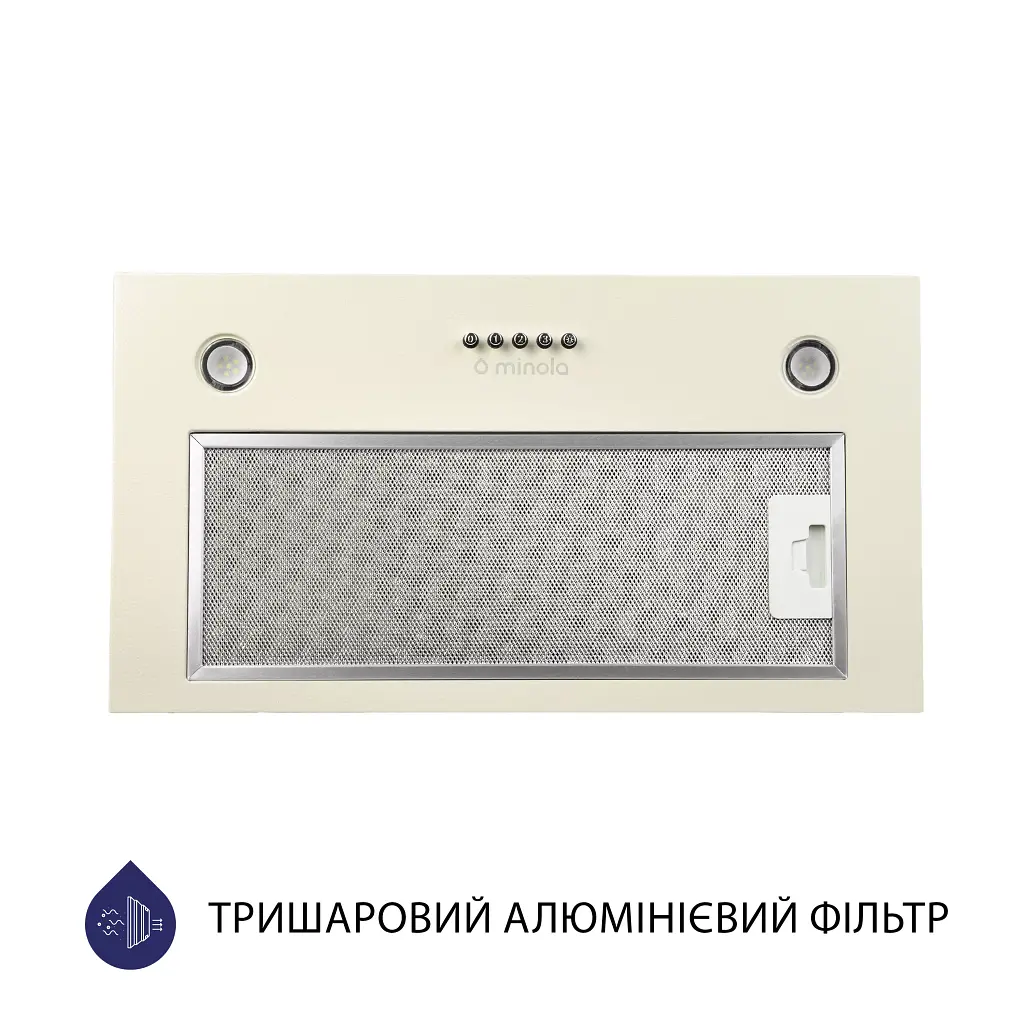 Вытяжка полновстраиваемая Minola HBI 5327 IV 800 LED - фото 2