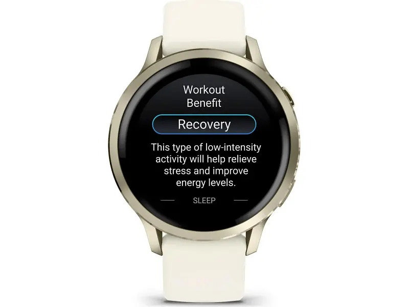 Смарт-годинник Garmin Venu 4 41 mm Lunar Gold with Bone Silicone Band (010-03013-00) - фото 5