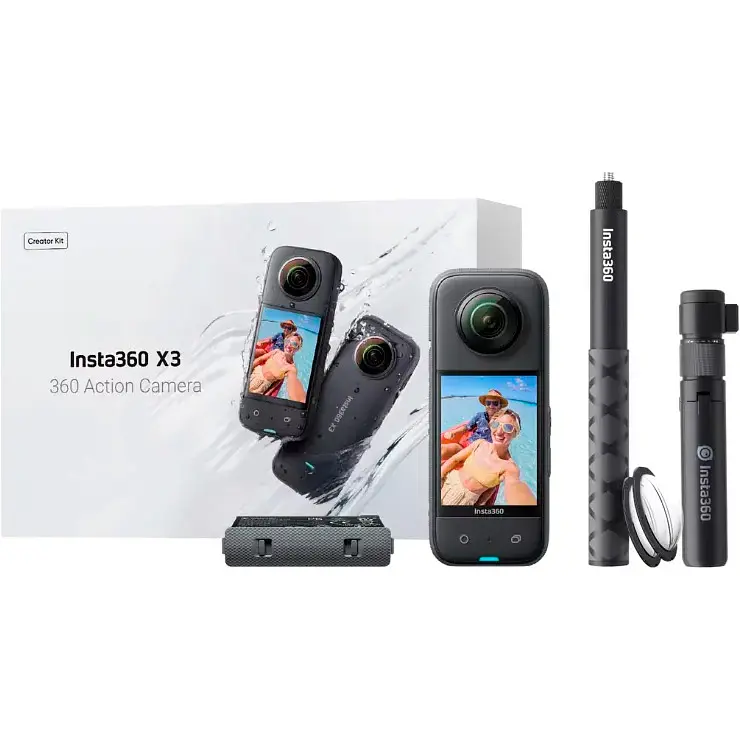 Экшн-камера Insta360 X3 Creator Kit [CINSAAVK] EU [102878] - фото 6