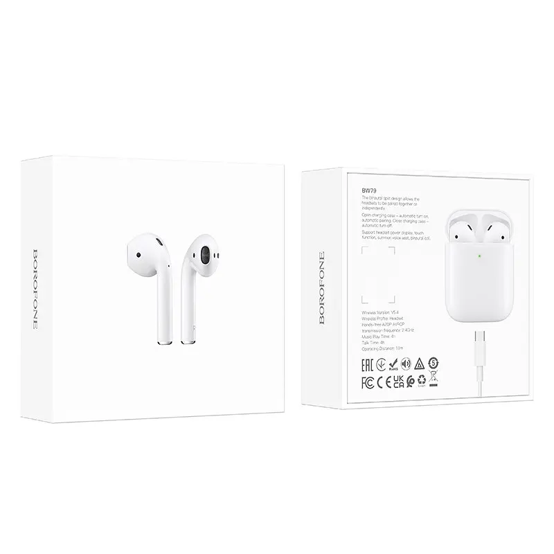 Беспроводные TWS наушники Borofone BW79 - фото 8