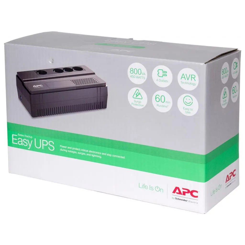 Пристрій безперебійного живлення APC BV800I-GR - фото 3
