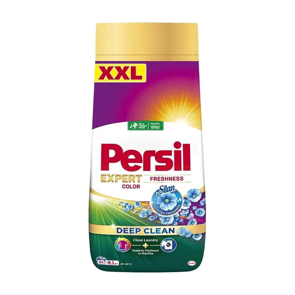 Пральний порошок Persil Expert Deep Clean Автомат Color Свіжість від Silan 8.1 кг (9000101806427)