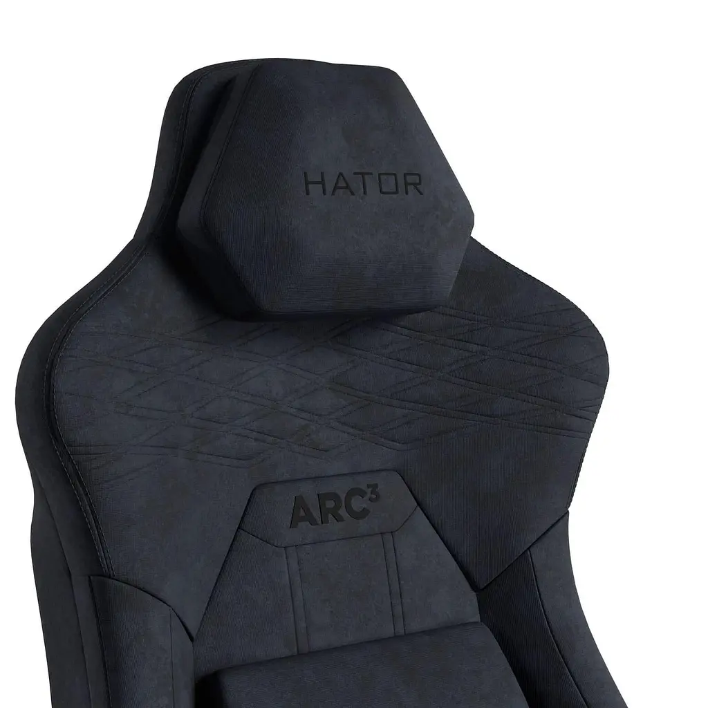Ігрове крісло HATOR Arc 3 XL Velour Black (HTC3440XL) - фото 4