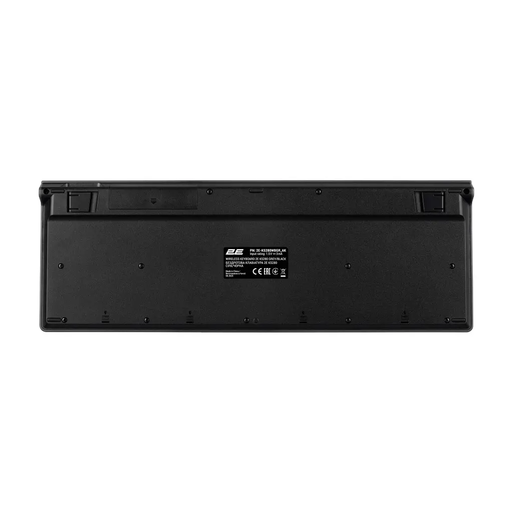 Клавіатура 2E KS280 Wireless Black/Gray (2E-KS280WBGR_AK) - фото 3