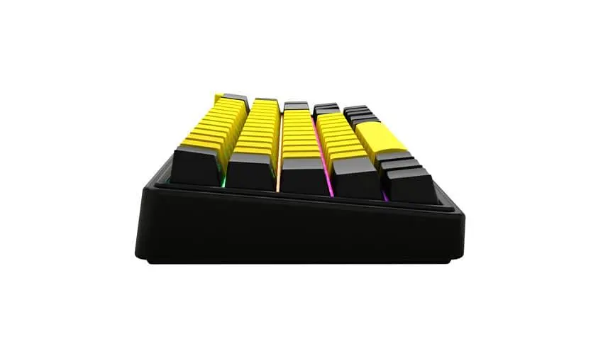 Клавиатура Lorgar KBP70MW Pro Wireless 65% Compact Black Yellow EN/UA (LRG-KBP70MW-YL-US) - фото 6