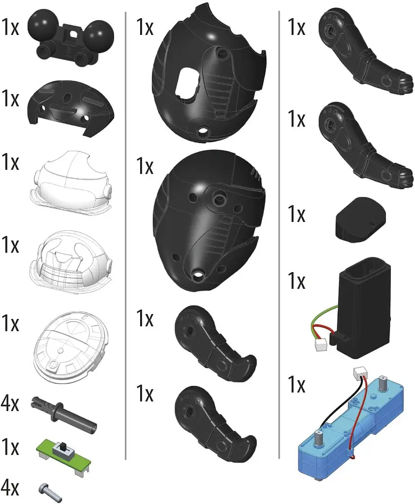 Робот Панда RollingBot Лаборатория робототехники - Clementonі 50684 - фото 4