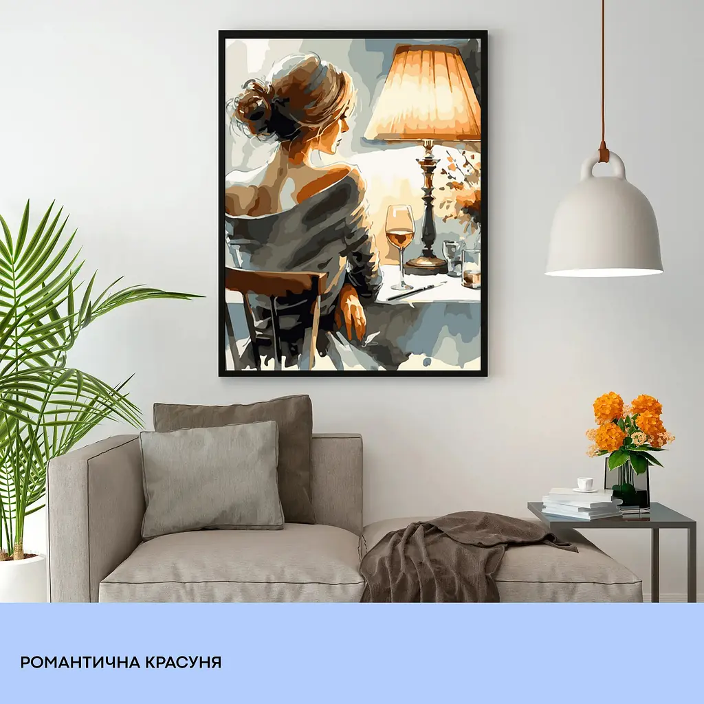Набор для росписи "Романтическая красавица" 40*50 см, IDEA2-GX47574, ТМ "99IDEAS" - фото 3