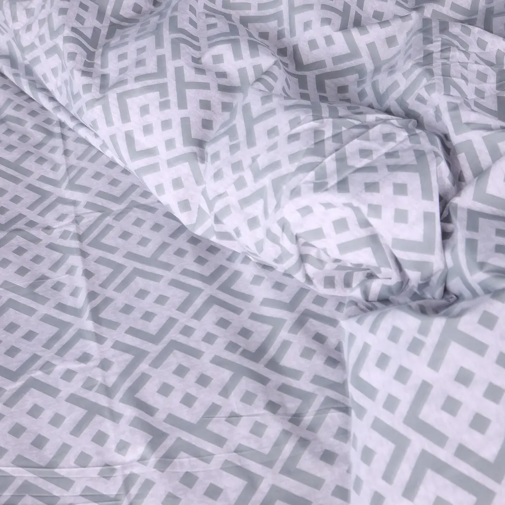 Комплект постільної білизни бязь MIRSON Abstract Gray 200х220см (2200013164203) - фото 4