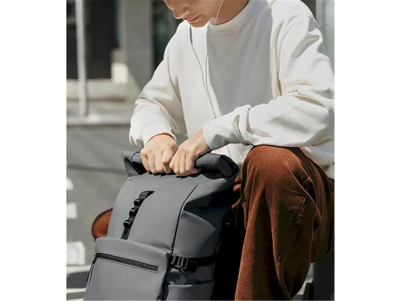 Рюкзак міський Xiaomi Roll Top Casual Backpack (BHR9055GL) - фото 4