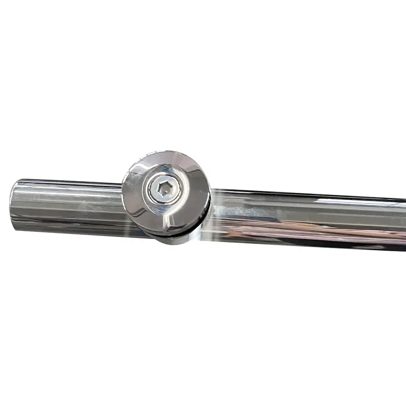 Двері в нішу Koer SR SD06-140x220-TR-01 прозоре скло Easy Clean 8 мм, хром KR5368, універсальні, прозорий, хром - фото 5
