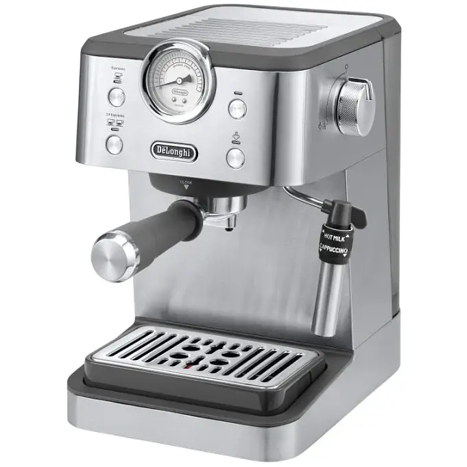 Кавоварка ріжкова еспресо Delonghi Linea Classic EM450.M Stainless steel UA - фото 2