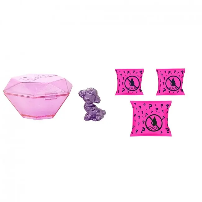 Игрушка-сюрприз Barbie Любимец "Цветное перевоплощение" из серии Блестящие, в ассортименте (GTT10) - фото 3