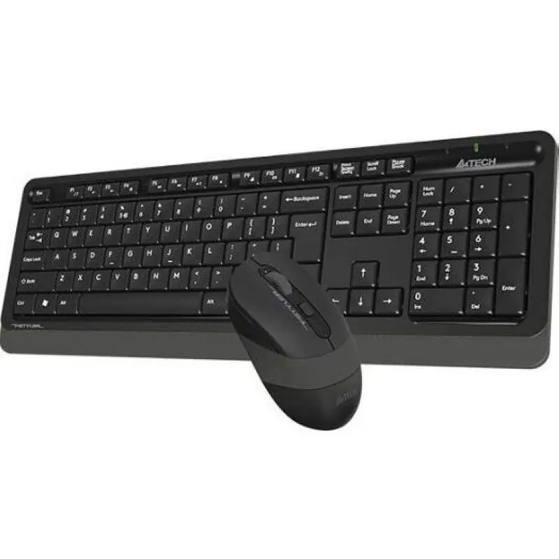 Комплект клавіатура + миша A4Tech Fstyler FG1010 Black/Grey - фото 4