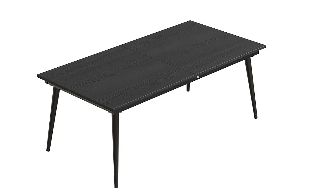 Стол журнальный трансформер Dandi Small Ferrum-decor 45x120(160)x60 Черный металл ДСП Сосна Кембра 16 мм (FRD-106786) - фото 5