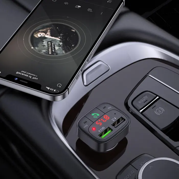 Автомобільний FM-трансмітер модулятор Bluetooth MP3 HOCO E59 - фото 5