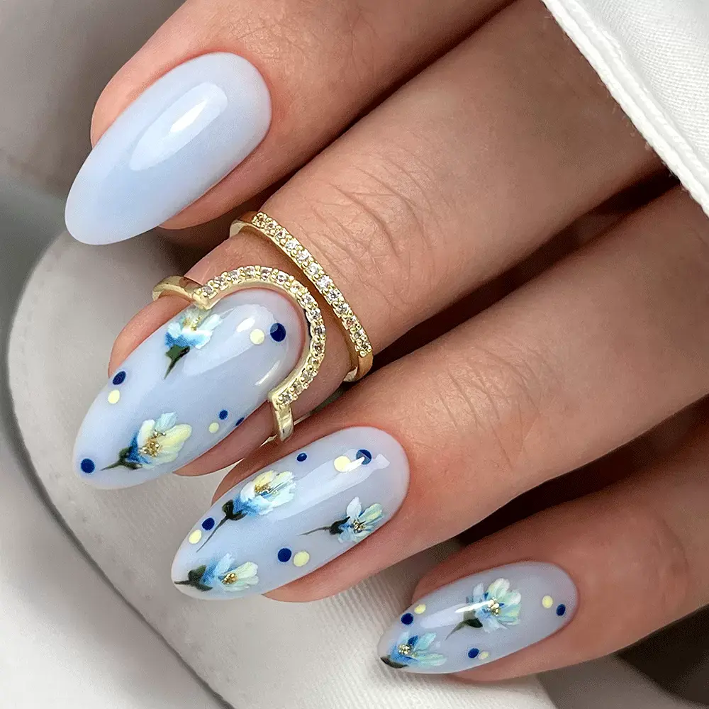 Моделюючий гель Joia vegan Creamy Builder Gel Powder Blue 50 мл - фото 3