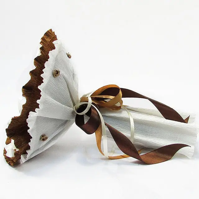 Букет из мягких игрушек 5 мишек 5287IT коричневый. - фото 3