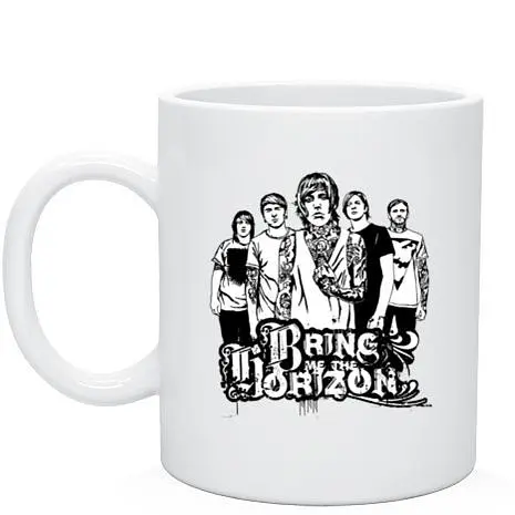 Кружка GeekLand Bring me the horizon 330 мл серо - фото 2