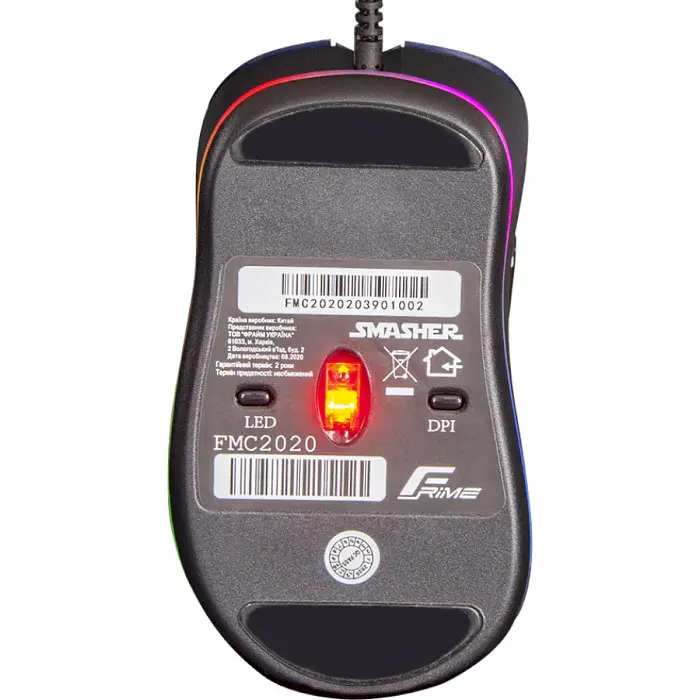 Миша Frime Smasher USB Black (FMC2020) - фото 5