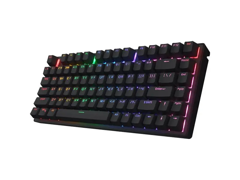 Клавіатура Hator Icefall Mecha 75 Wireless Rainbow Black (HTK275UA) - фото 2